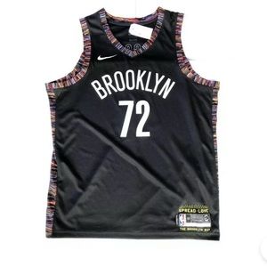 NIKE BROOKLYN NETS BIGGIE JERSEY EDITION #72 sz m